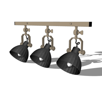 现代筒灯射灯SU模型，筒灯射灯草图大师模型下载