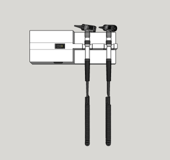  现代医疗器材草图大师模型，医疗器材sketchup模型下载