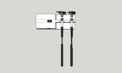  现代医疗器材草图大师模型，医疗器材sketchup模型下载