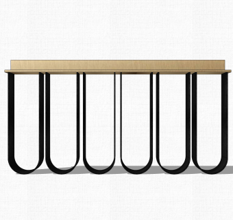 现代轻奢装饰柜单柜草图大师模型，玄关柜sketchup模型免费下载