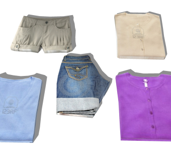 现代衣服草图大师模型，衣服SU模型下载