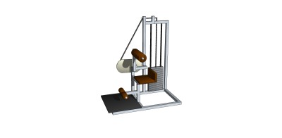 现代健身器材草图大师模型，健身器材su模型下载