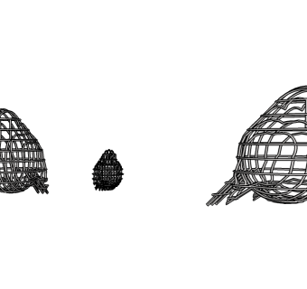 现代景观小品麻雀草图大师模型，景观小品sketchup模型skp文件