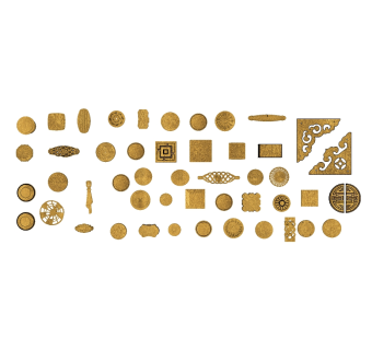 现代新中式门把手草图大师模型，门把手SU模型下载