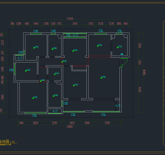 新中式住宅CAD施工图，住宅CAD施工图纸下载