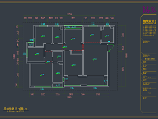 新中式住宅CAD施工图，住宅CAD施工图纸下载