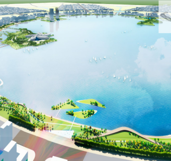 新城区景观公园滨水城市规划设计方案