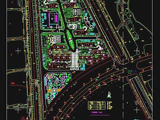 小区总平面CAD规划景观图CAD图纸