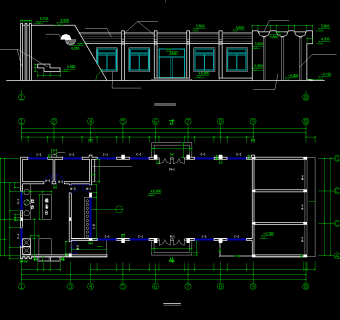 食堂CAD施工图，食堂CAD平面布置图下载
