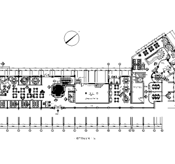 餐饮空间设计CAD施工图方案