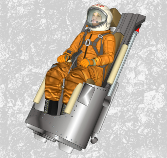 现代宇宙航天员草图大师模型，人物su模型下载