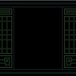 中式窗CAD图纸，中式窗CAD图纸下载
