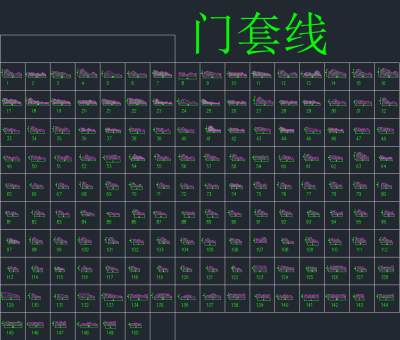 常见线条图块CAD工程图纸合集，线条图块cad施工图纸下载