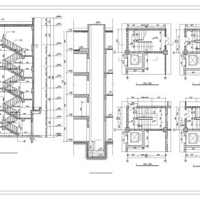 楼梯大样图纸CAD工程图纸下载