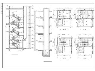 楼梯大样图纸CAD工程图纸下载