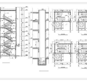 楼梯大样图纸CAD工程图纸下载