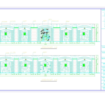 宾馆晏会厅及餐厅包房CAD建筑设计图纸下载