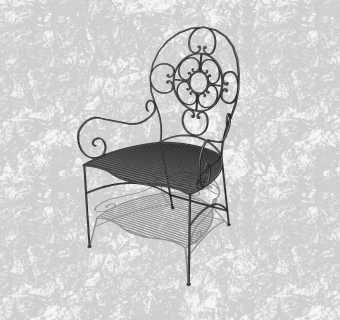 现代创意小座椅草图大师模型，休闲椅sketchup模型下载