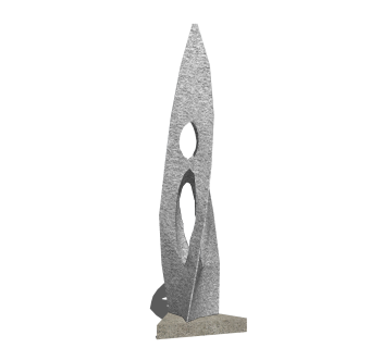 现代石头雕塑su模型,摆件草图大师模型下载