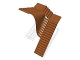 现代家居楼梯sketchup模型下载