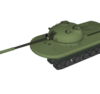 苏联object-279重型坦克001su模型,苏联object-279重型坦克001sketchup模型下载