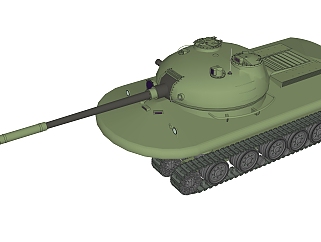 苏联object-279重型坦克001su模型,苏联object-279重型坦克001sketchup模型下载