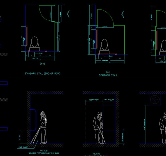 残疾人无障碍设施CAD图纸下载