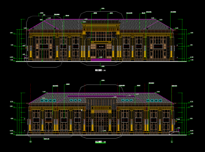 房地产售楼处建筑设计施工图，售楼处CAD施工图纸下载