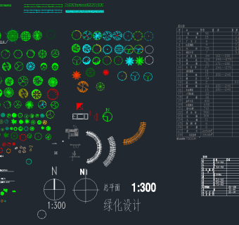园林图块，园林CAD图块下载
