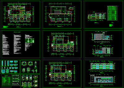 幼儿园建筑装修CAD设计图，幼儿园CAD建筑图纸下载