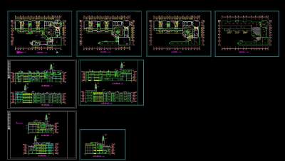 现代幼儿园cad设计图纸，幼儿园建筑设计图纸下载