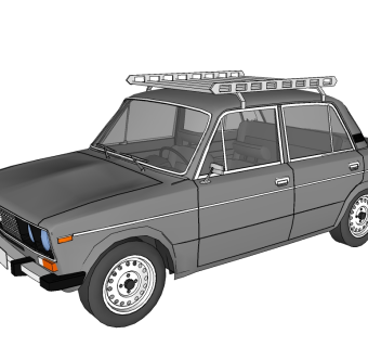 现代汽车草图大师模型，汽车sketchup模型下载