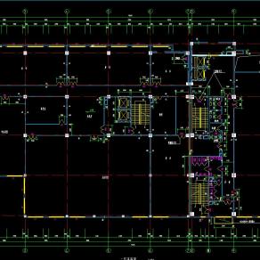 办公楼建筑设计图纸，办公楼CAD建筑工程图纸下载