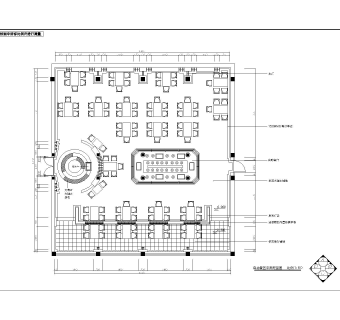 自助餐区CAD图纸