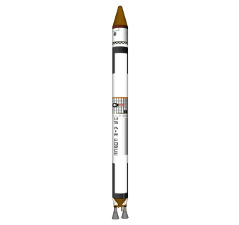 现代火箭草图大师模型，火箭su模型免费下载
