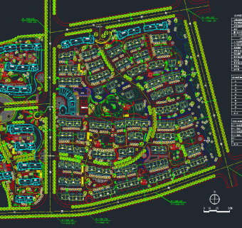 原创全套住宅区CAD规划建筑图，住宅CAD施工图纸下载