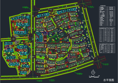 原创全套住宅区CAD规划建筑图，住宅CAD施工图纸下载