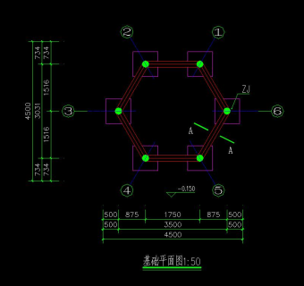 现代亭CAD施工图，现代亭CAD建筑图纸下载