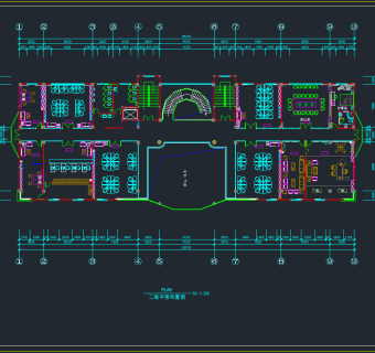 镇江办公空间设计CAD施工图，办公空间CDA施工图纸下载