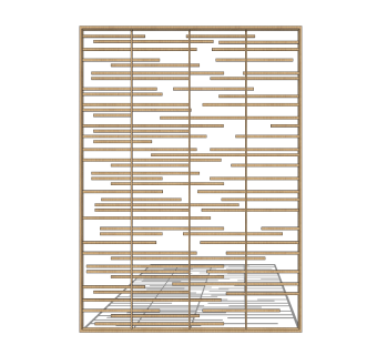 现代屏风草图大师模型，隔断su免费模型下载