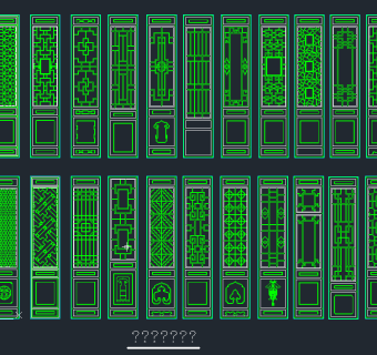 新款雕花CAD节点大全，雕花CAD建筑图纸下载