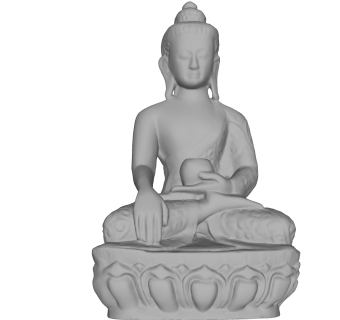 佛像雕塑su模型,摆件草图大师模型下载