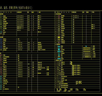 弱电图块电路CAD图纸