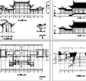 东王府殿古建成套施工图