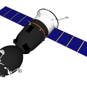 现代人造卫星草图大师模型，卫星sketchup模型下载