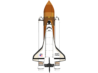 现代航天飞机sketchup模型，航天飞机草图大师模型下载