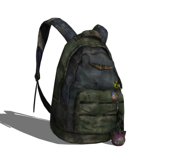 现代旅行包SU模型，旅行包SKB文件下载