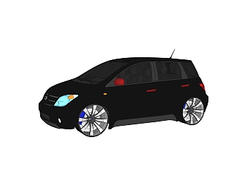 现代汽车免费su模型，现代汽车sketchup模型下载