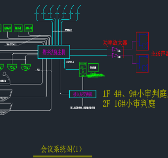 精品全套法院CAD图纸，法院CAD建筑图纸下载