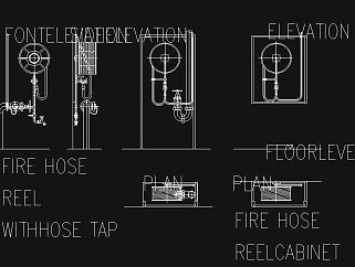 消防设备系统图施工图CAD图纸